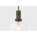 Tobias 1 Light 11.75 inch Bronze Pendant Ceiling Light